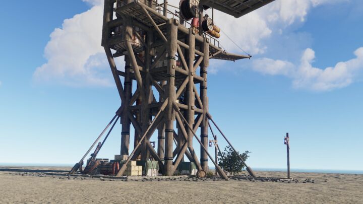 Rust Steampunk Dock Monument Prefabs