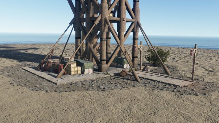 Rust Steampunk Dock Monument Prefabs