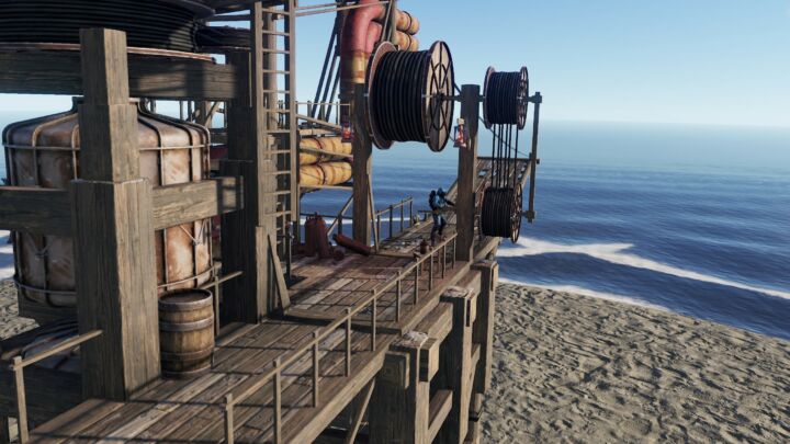Rust Steampunk Dock Monument Prefabs