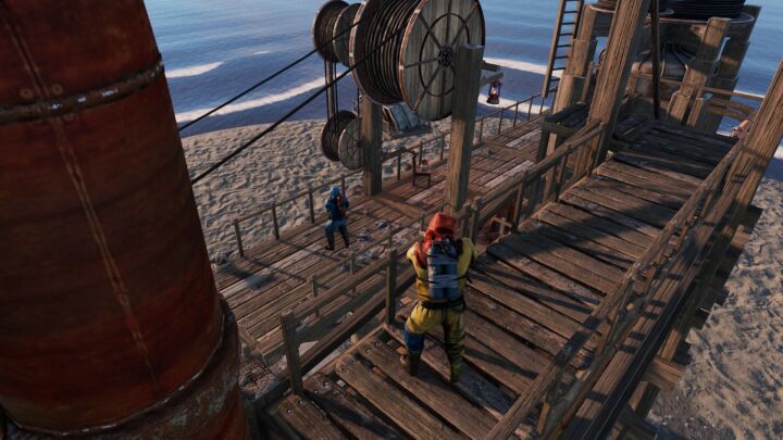 Rust Steampunk Dock Monument Prefabs