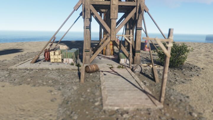 Rust Steampunk Dock Monument Prefabs