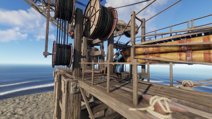 Rust Steampunk Dock Monument Prefabs