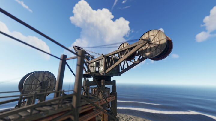 Rust Steampunk Dock Monument Prefabs