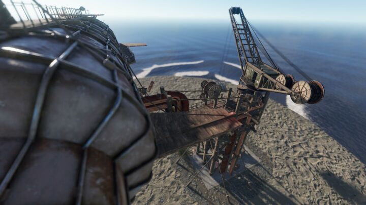 Rust Steampunk Dock Monument Prefabs