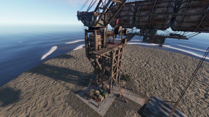 Rust Steampunk Dock Monument Prefabs