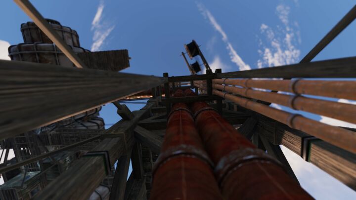 Rust Steampunk Dock Monument Prefabs