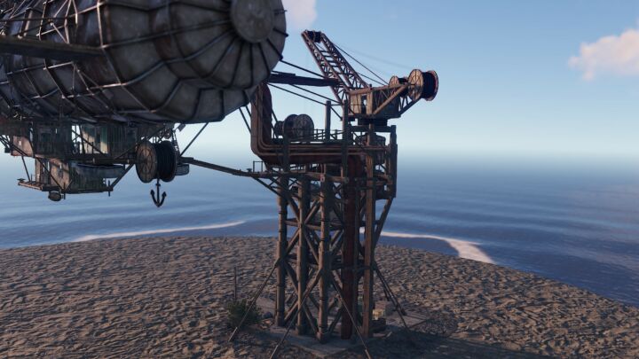 Rust Steampunk Dock Monument Prefabs