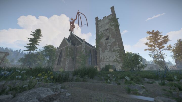 Sinister Church 7 Rust Sinister Church Prefabs