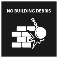 No Building Debris