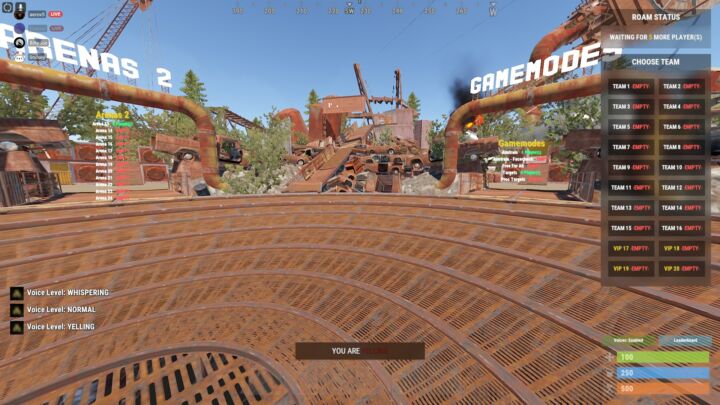 Rust Voice Levels All Products