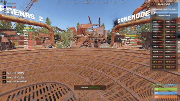 Rust Voice Levels All Products