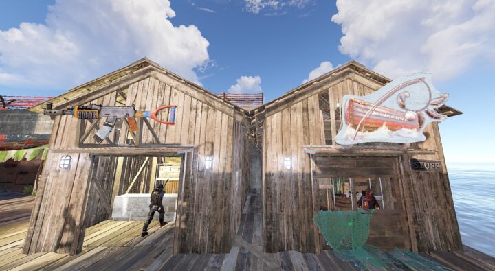 Rust Mini All In One Compound (Outpost, Bandit, Fishing Village & Stables) All Products