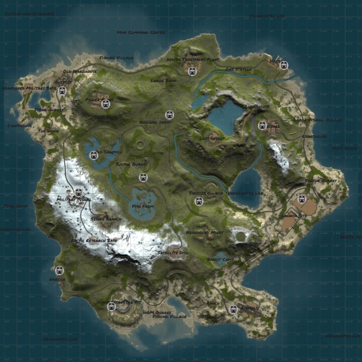 Monsters Land 1 Rust Monsters Land (map size 4000k+5000k) All Products