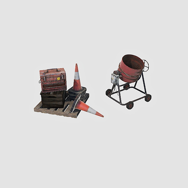Rust Set Repair Work Prefabs