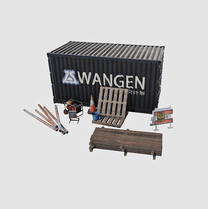 Rust Set Repair Work Prefabs