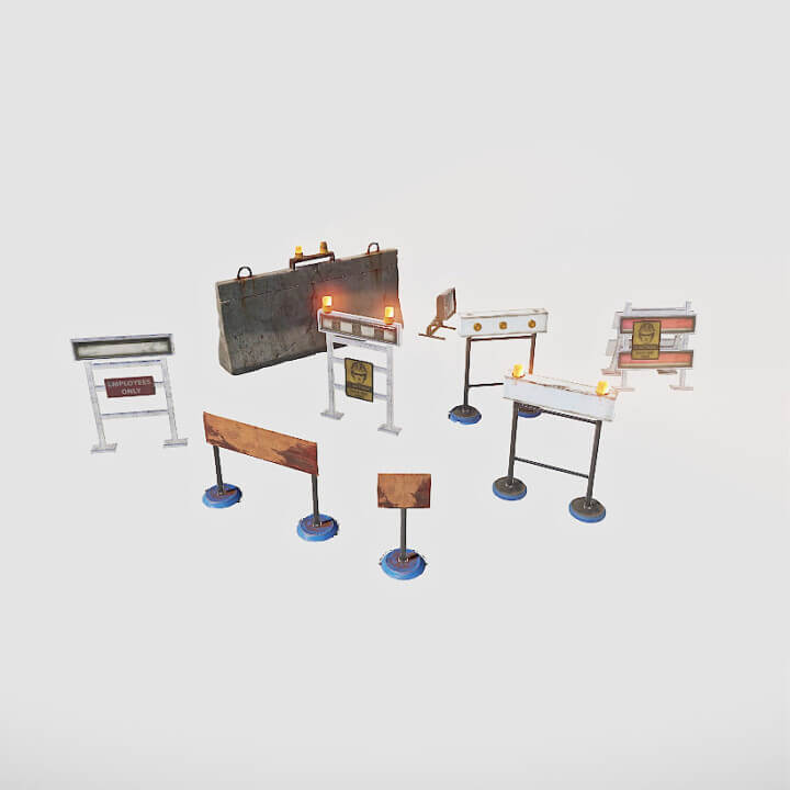 Rust Set Repair Work Prefabs