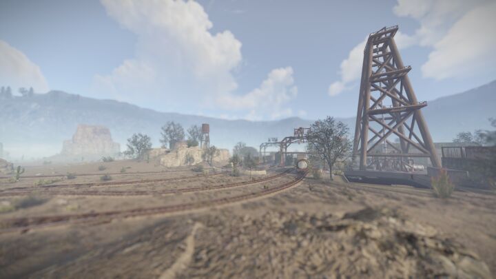 Rust TrainYard (Wild West Version) Prefabs