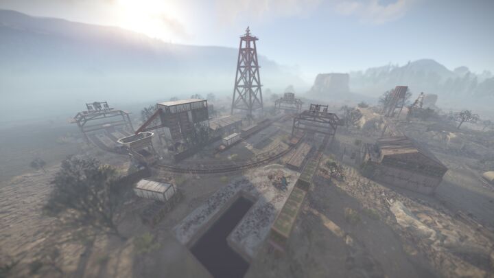Rust TrainYard (Wild West Version) Prefabs