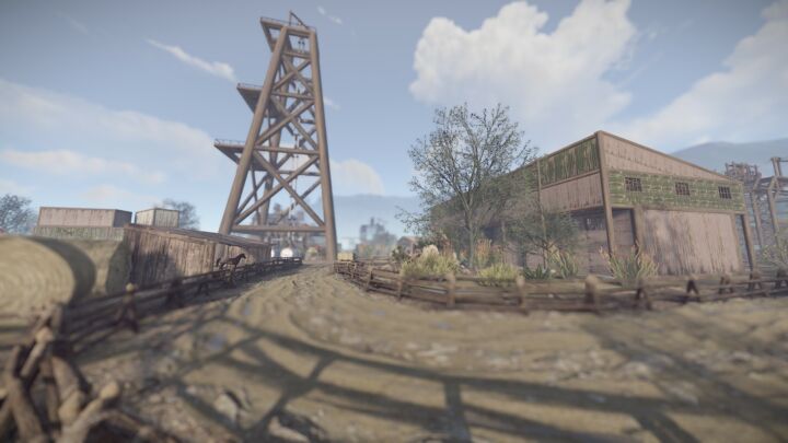 Rust TrainYard (Wild West Version) Prefabs