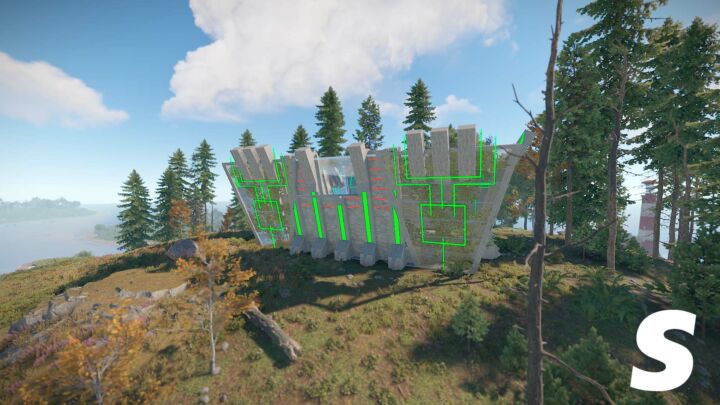 Rust A place to build your base (11-pack) Prefabs