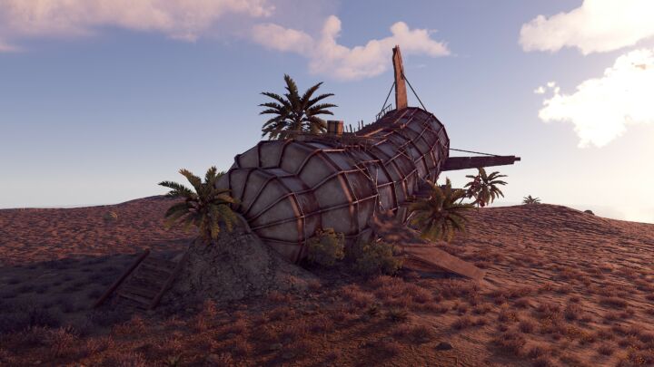 Rust Crashed Zeppelin (Timelines Monument) All Products