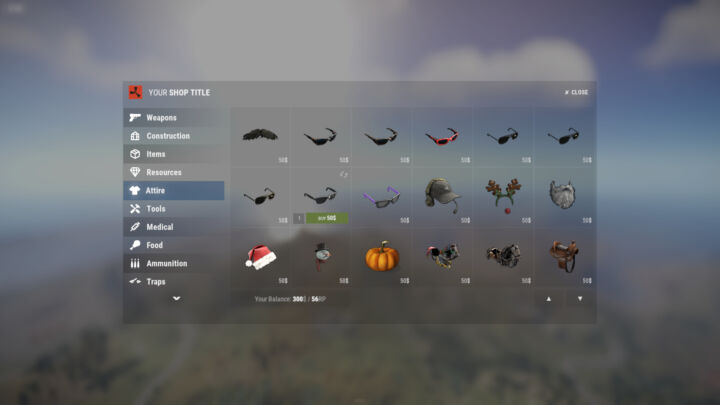 Rust Shop UI All Products