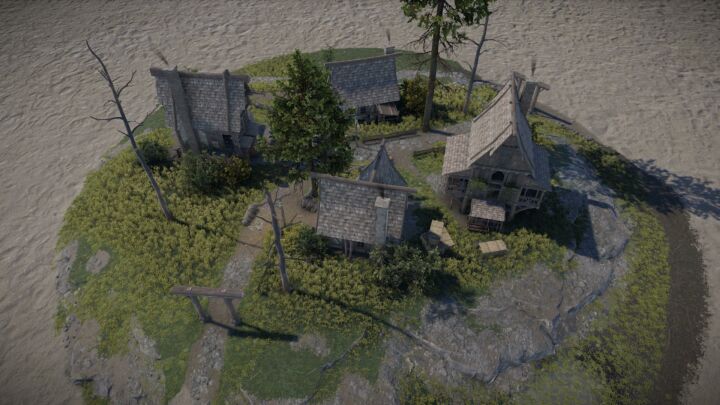 Rust Town of Everfall (Medieval Supermarket) Prefabs
