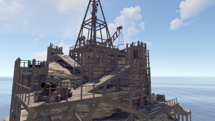 Rust Sulfur Rig (Oil Rig Replacement) Prefabs