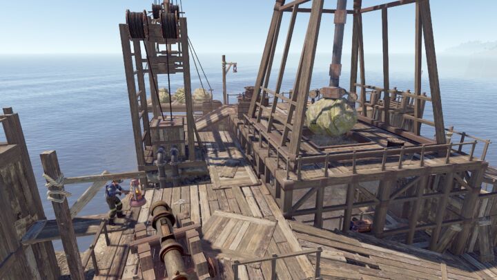 Rust Sulfur Rig (Oil Rig Replacement) Prefabs