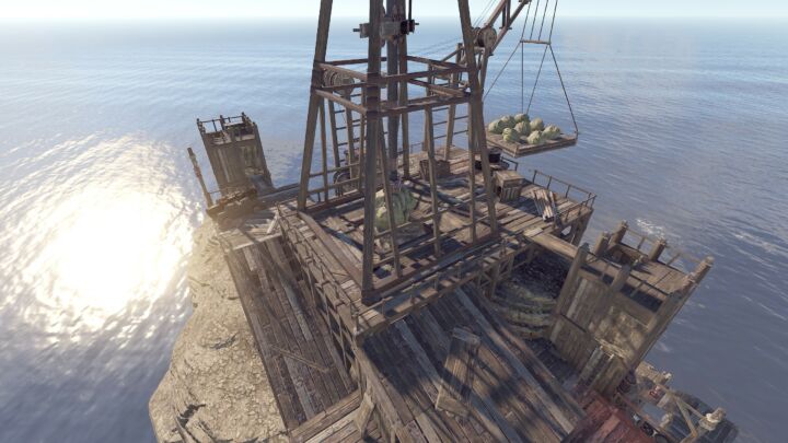 Rust Sulfur Rig (Oil Rig Replacement) Prefabs