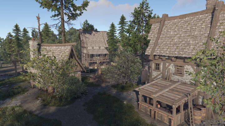 Rust Town of Everfall (Medieval Supermarket) Prefabs