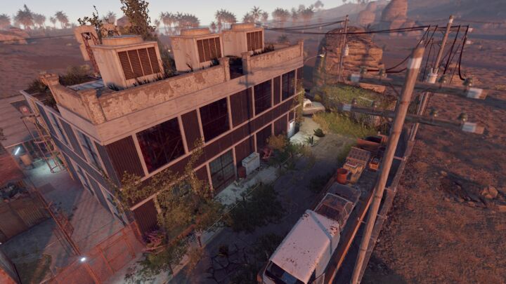 Rust Wayside Car Service Prefabs