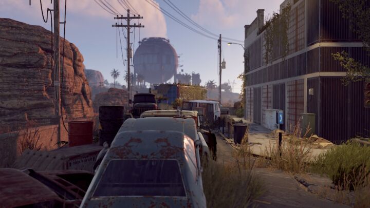 Rust Wayside Car Service Prefabs