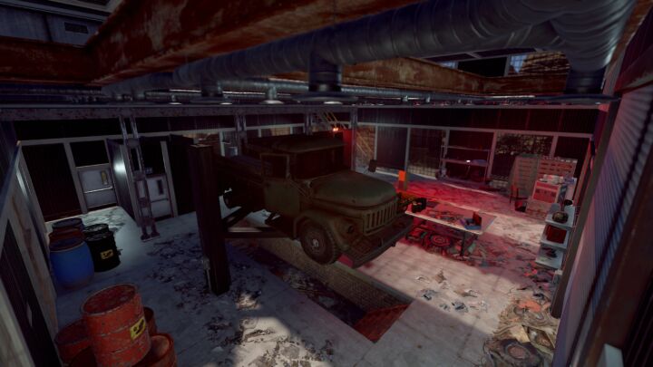 Rust Wayside Car Service Prefabs