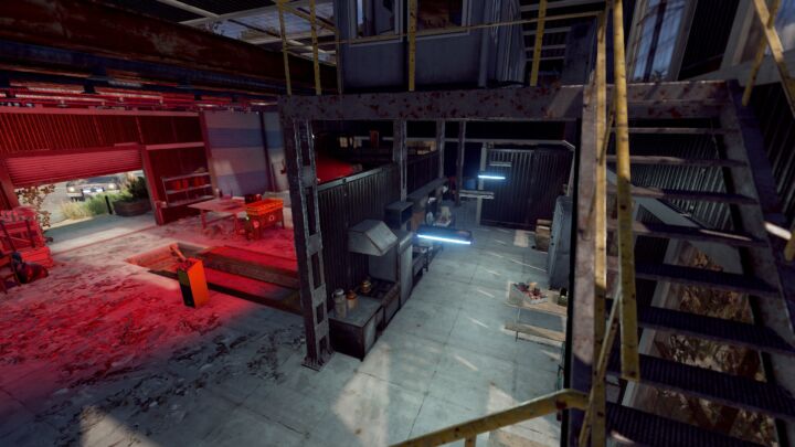 Rust Wayside Car Service Prefabs