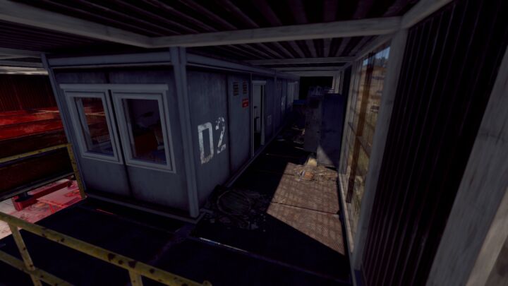 Rust Wayside Car Service Prefabs