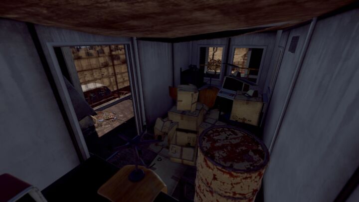 Rust Wayside Car Service Prefabs