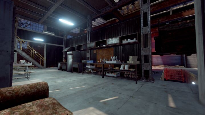 Rust Wayside Car Service Prefabs