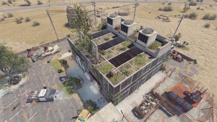 Rust Wayside Car Service Prefabs