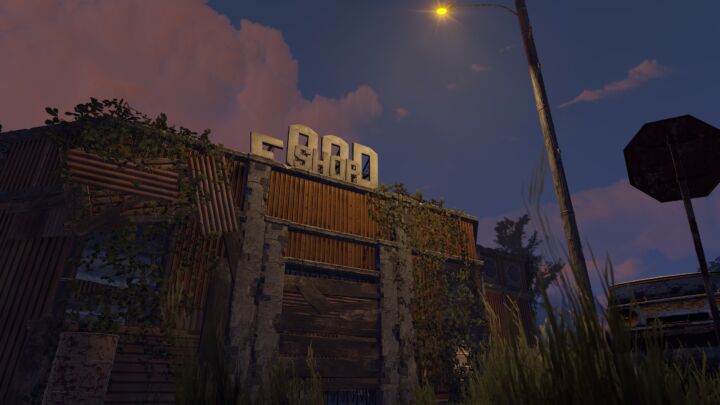 Rust Wayside Food Shop Prefabs