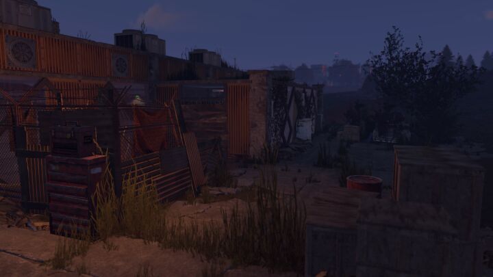 Rust Wayside Food Shop Prefabs