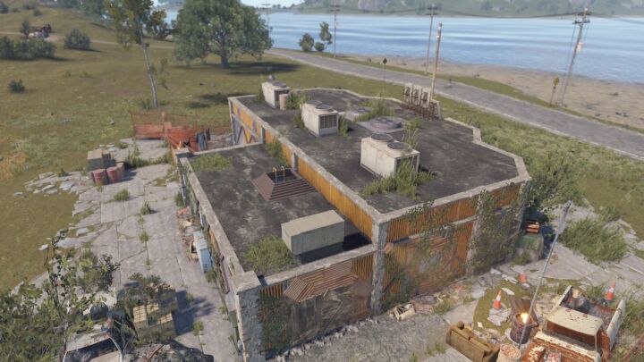 Rust Wayside Food Shop Prefabs