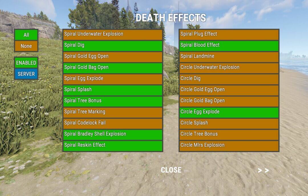 Death Effects Rust Plugin - Lone Design