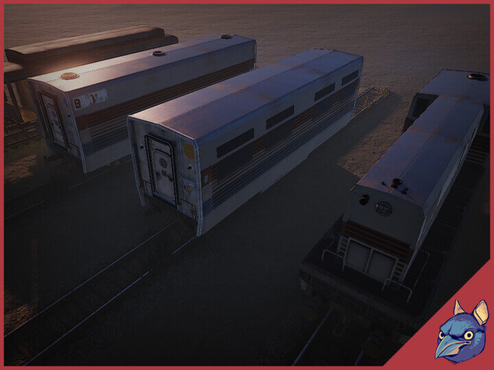 Rust Gracktrak Passenger Trains Prefabs