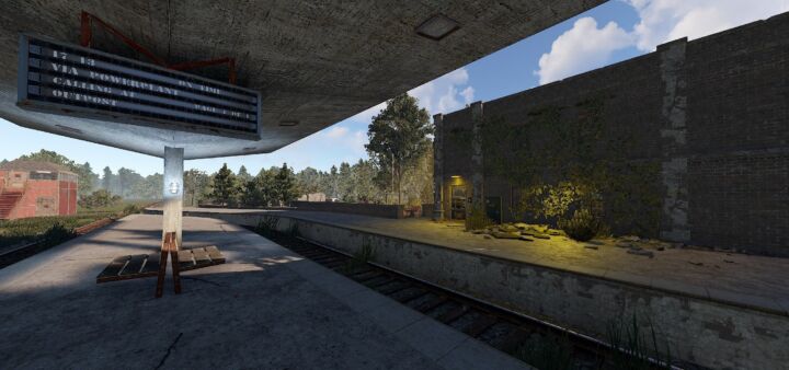 Rust Small Railway Station All Products