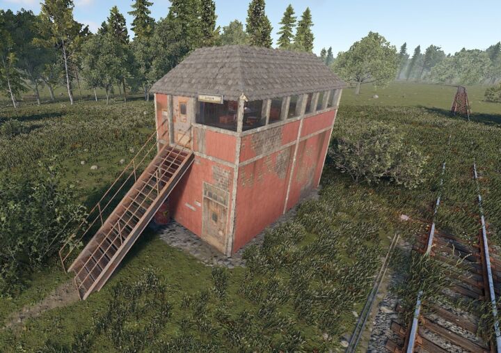 Rust Small Railway Station All Products