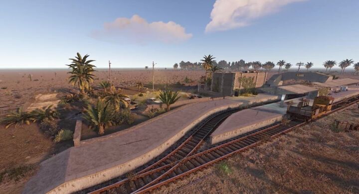 Rust Small Railway Station All Products