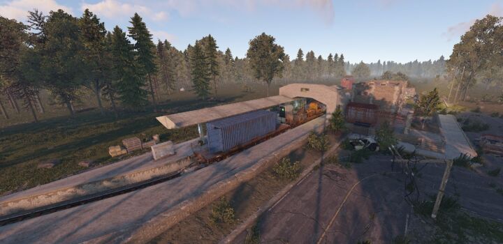 Rust Small Railway Station All Products