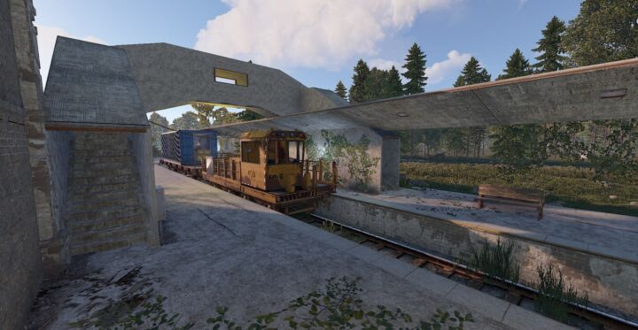 Rust Small Railway Station All Products