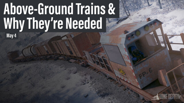 Above-ground Trains